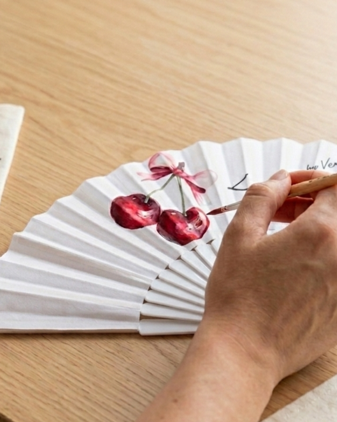 Kit para pintar abanico