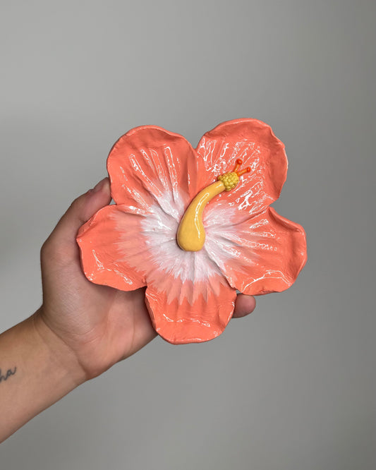 Bandejita flor hibisco