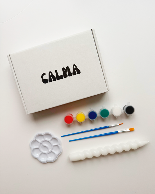 Kit para pintar vela espiral