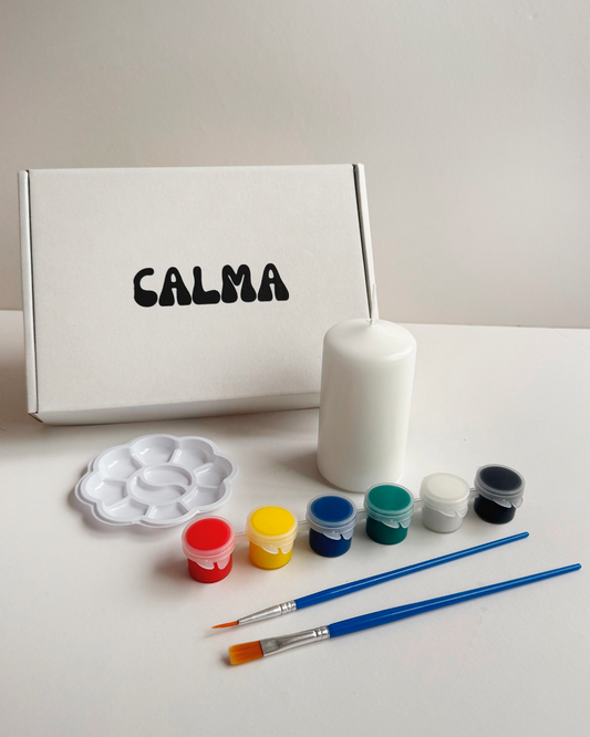 Kit para pintar vela cilindro